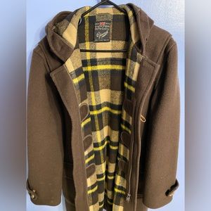 Gloverall The Original English Duffle Coat Wool Acrylic Blend Men’s Small Medium